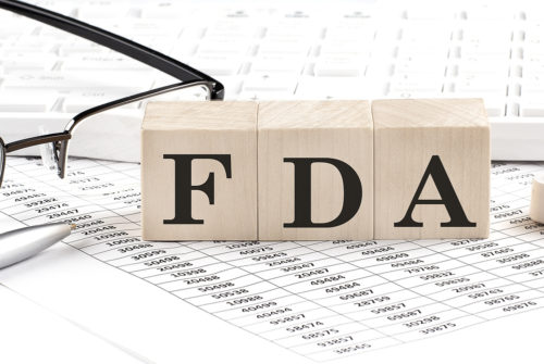 FDA letters on blocks